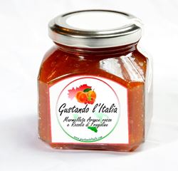 Immagine di MARMELLATA DI ARANCE ROSSE E ROSOLIO DI FRAGOLINE